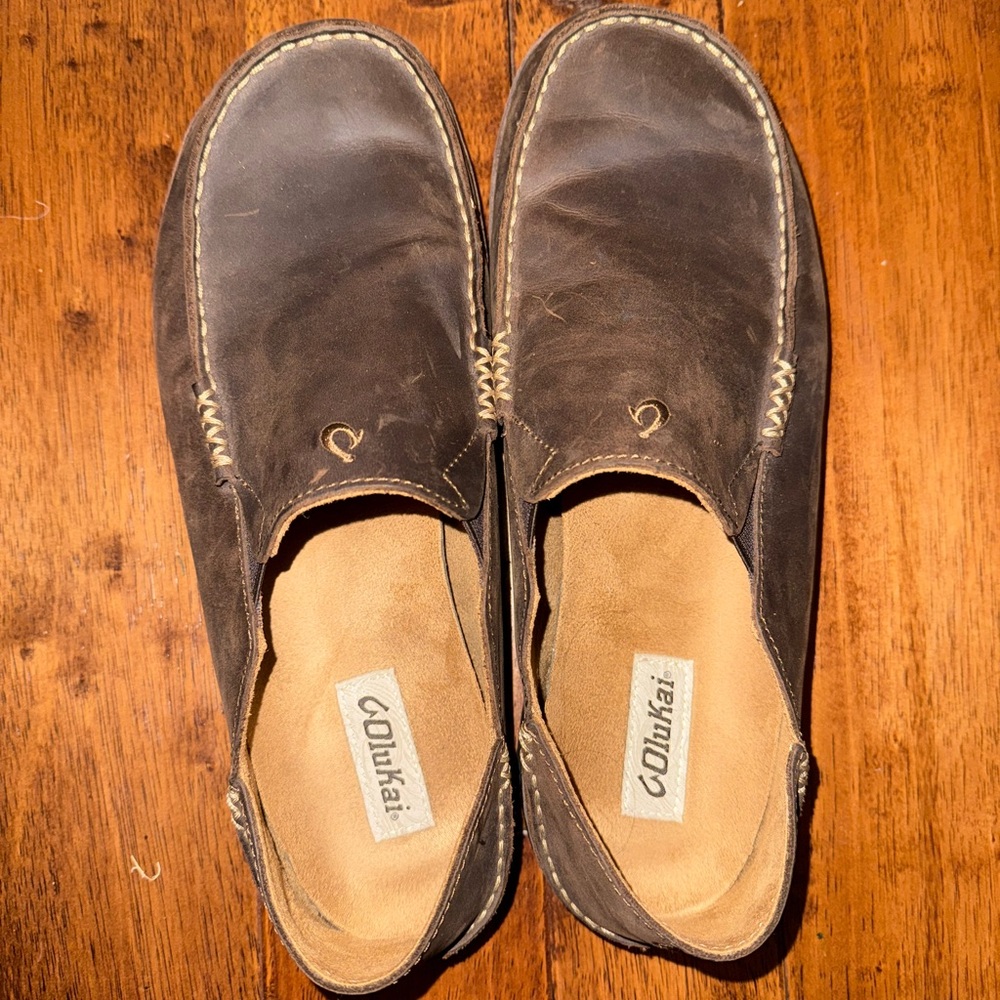 Men’s Olukai Leather Shoes